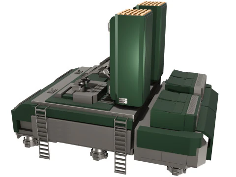 Dme de Dfense Anti-Missile Atlas-A 3D Model