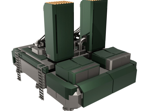 Dme de Dfense Anti-Missile Atlas-A Modello 3D