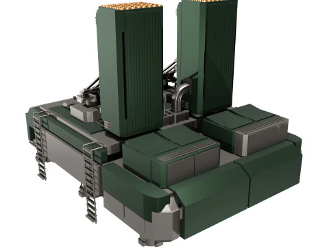 Dme de Dfense Anti-Missile Atlas-A 3D Model