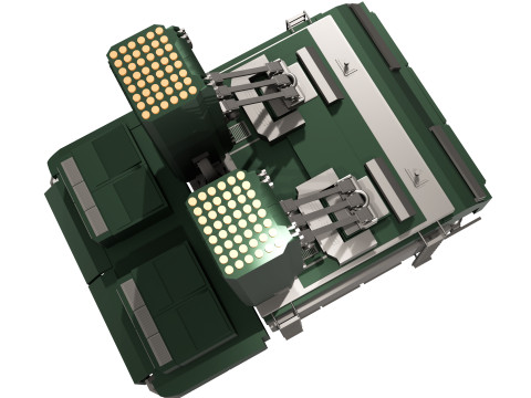 Dme de Dfense Anti-Missile Atlas-A Modello 3D