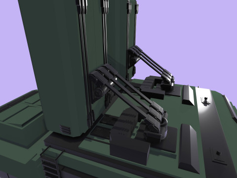 Dme de Dfense Anti-Missile Atlas-A Modello 3D