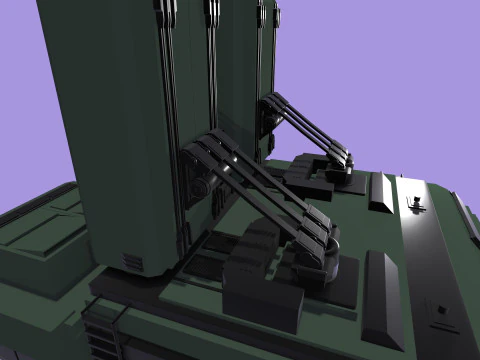 Dme de Dfense Anti-Missile Atlas-A 3D Model