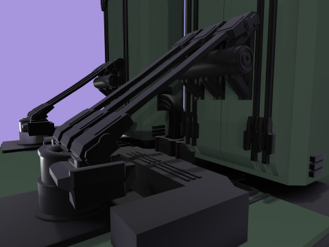 Dme de Dfense Anti-Missile Atlas-A Modello 3D