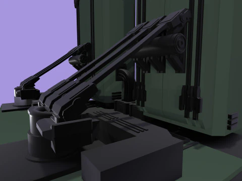 Dme de Dfense Anti-Missile Atlas-A 3D Model