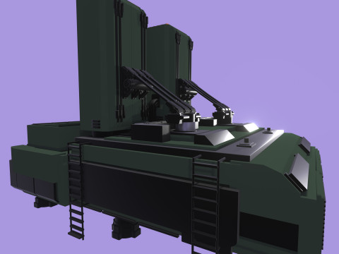 Dme de Dfense Anti-Missile Atlas-A Modello 3D