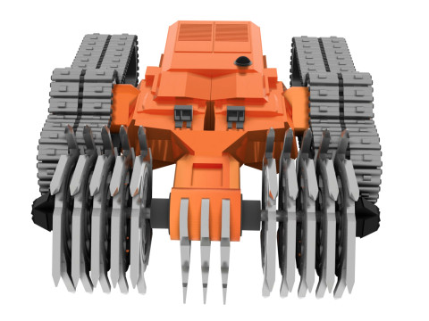 Charrue Rversible Robotise 3D Model