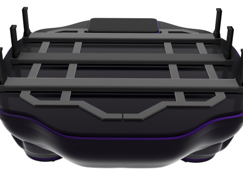 Robot Quatre Roues Motrices pour Charges Lourdes 3D 모델