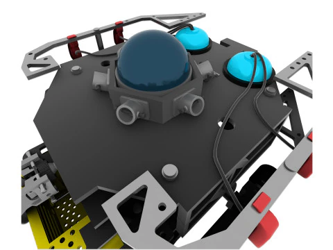 Drone agricole Culture programmee 3D Model
