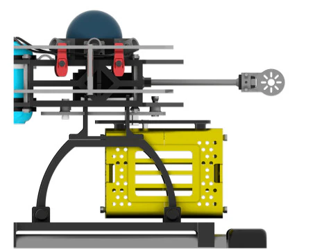 Drone agricole Culture programmee 3D Model