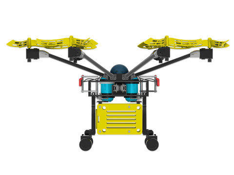 Drone agricole Culture programmee Model 3D