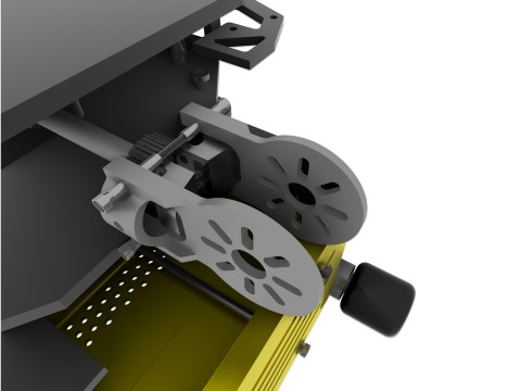 Drone agricole Culture programmee Model 3D