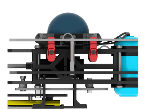 Drone agricole Culture programmee 3D Model