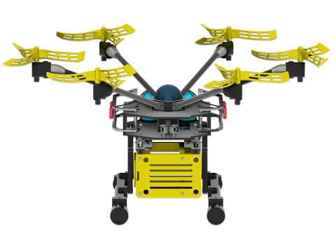 Drone agricole Culture programmee 3D Model