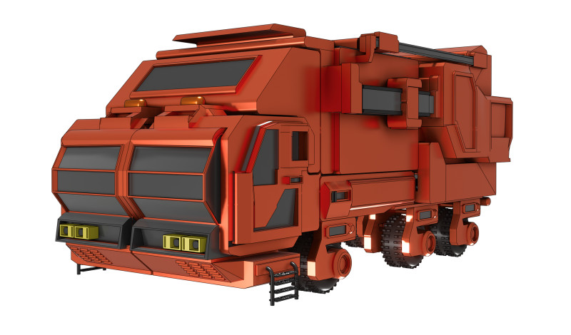 Cyber-Recycleur 3D 模型 .c4d .max .obj .3ds .fbx .stl .blend