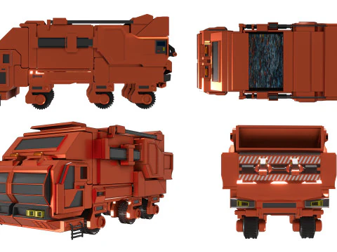 Cyber-Riciclatore Modello 3D