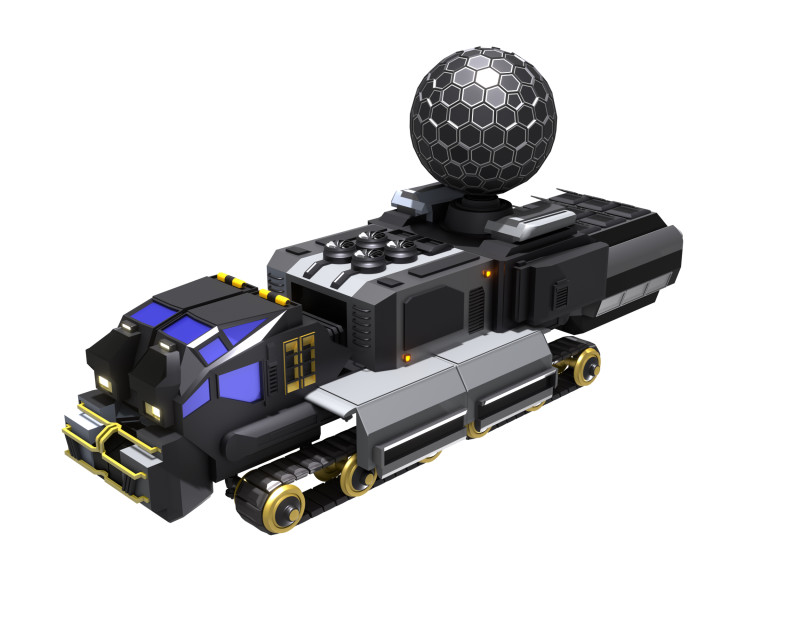 AEGIS-X417 Dome Dor Cleste 3D Model .c4d .max .obj .3ds .fbx .stl .blend