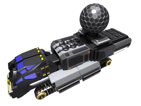 Celeste i&ccedil;in AEGIS-X417 Kubbe 3D Model