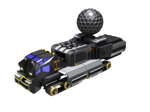 Celeste i&ccedil;in AEGIS-X417 Kubbe 3D Model