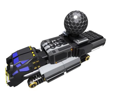 Celeste i&ccedil;in AEGIS-X417 Kubbe 3D Model