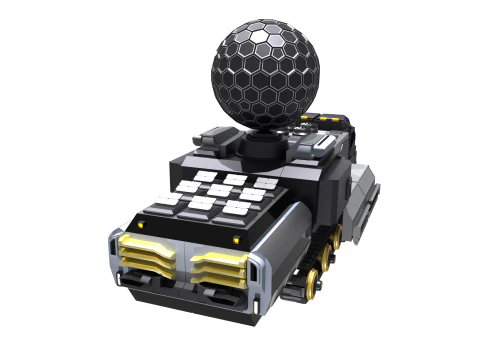 Celeste i&ccedil;in AEGIS-X417 Kubbe 3D Model