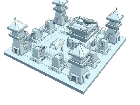 Military Randoms Maquette 3D Modulaire pour Jeux Vido et Impression 3D Model 3D