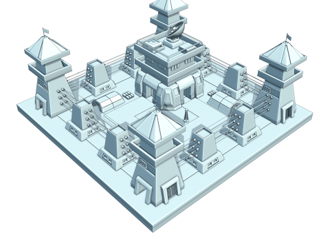 Military Randoms Maquette 3D Modulaire pour Jeux Vido et Impression 3D Model 3D