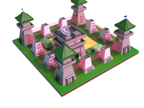 Military Randoms Maquette 3D Modulaire pour Jeux Vido et Impression 3D Model 3D