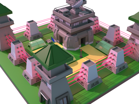 Military Randoms Maquette 3D Modulaire pour Jeux Vido et Impression 3D Model 3D