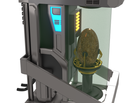 Incubator chambre de gestation biotechnologique Model 3D