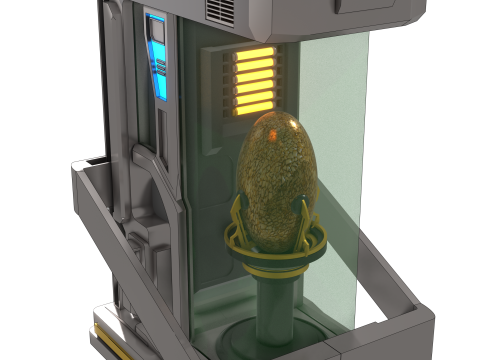 Incubator chambre de gestation biotechnologique Model 3D