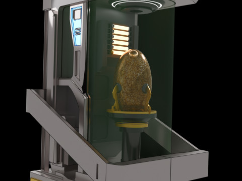 Incubator chambre de gestation biotechnologique Model 3D