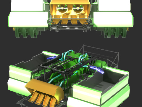 CYBER AGRO - Une Agriculture Autonome et Intelligente 3D Model