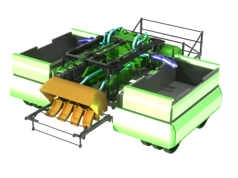 CYBER AGRO - Une Agriculture Autonome et Intelligente Modèle 3D