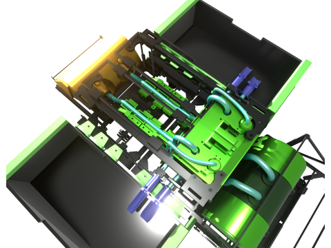CYBER AGRO - Une Agriculture Autonome et Intelligente Modèle 3D