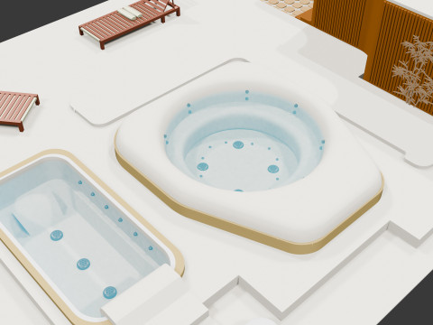 Spa et Sauna 3D Model