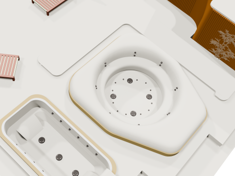 Spa et Sauna 3D Model