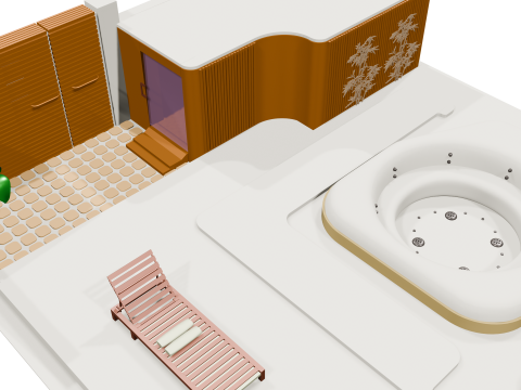 Spa et Sauna 3D Model