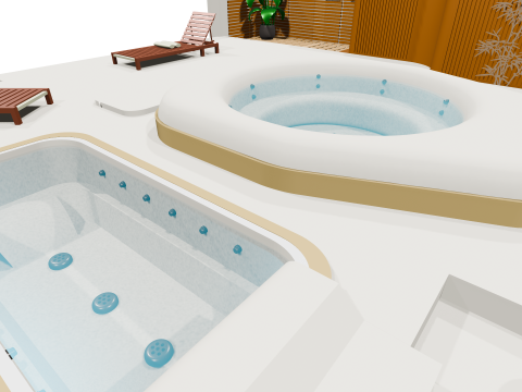 Spa et Sauna 3D Model