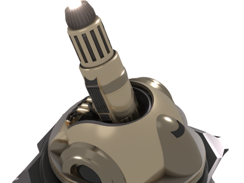 Canon Plasma Particle Defense Turret Sci-Fi Modèle 3D
