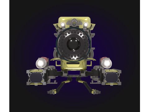 Plateforme robotique sous-marine intelligente 3D Модель