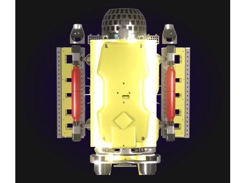 Plateforme robotique sous-marine intelligente 3D Модель