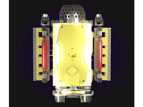 Plateforme robotique sous-marine intelligente 3D Model