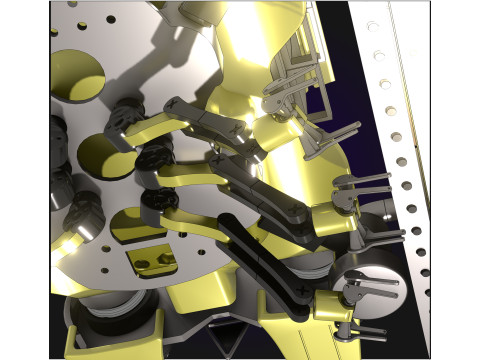 Plateforme robotique sous-marine intelligente 3D Модель