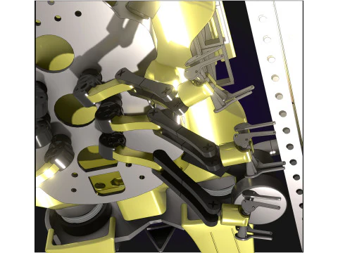 Plateforme robotique sous-marine intelligente 3D Model