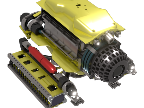 Plateforme robotique sous-marine intelligente 3D Модель