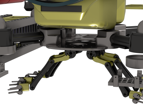 Plateforme robotique sous-marine intelligente 3D Модель