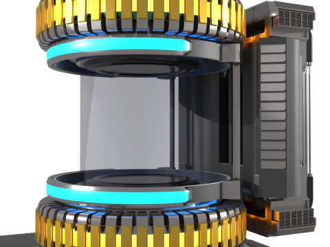 DINO-LAB Een Laboratoire Futuriste de Synth&egrave;se Artificielle 3D Model