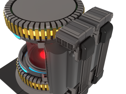 DINO-LAB Un Laboratoire Futuriste de Synthse Artificielle Modèle 3D