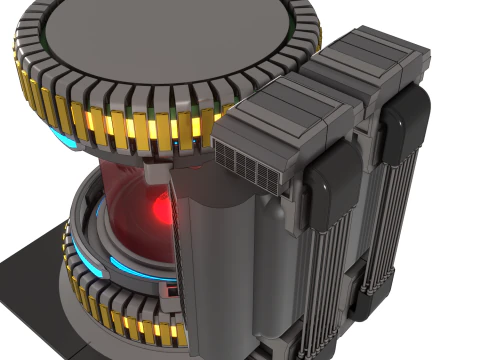DINO-LAB Een Laboratoire Futuriste de Synth&egrave;se Artificielle 3D Model