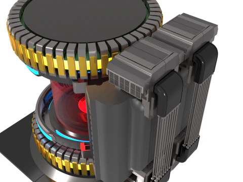 DINO-LAB Een Laboratoire Futuriste de Synth&egrave;se Artificielle 3D Model